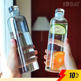 500ml Transparent Time Scale Cup – High-Temperature Resistant, Food-Grade Water Bottle for Students, Couples & Everyday Use!